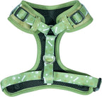 Haminway No-Pull Dog Harness for Medium Dogs – Reflective, Breathable Vest with Adjustable Chest & Neck Straps – Easy to Wear, Anti-Choke Harness for Safer Walks (Green, Size Medium)