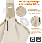 Dog Carrier Sling,Dog Carriers for Small Dogs & Cats Up to 20lbs,Puppy Carrying Backpack Pet Purse with Pockets,Adjustable Shoulder Strap,Hands Free for Travel (Beige)