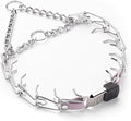 Herm Sprenger Chrome Plated Steel Dog Collar with Quick Release ClicLock Buckle O-Ring Biothane Insert Training Collar Made in Germany (Pastel Purple, 22in x 3.0mm(Neck Size up to 18-19in))