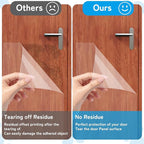 Door Protector from Dog Scratching, Cat Scratch Protector 8.3" x 118" Self-Adhesive Single Side Door Frame Furniture Protectors from Cats Dogs Scratch, Clear (118 X 8.2 INCH)