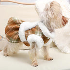 Dog Sweater Dog Winter Clothes for Small Dogs Boy Girl Fall Puppy Dress Warm Fleece Chihuahua Yorkie Teacup Doggie Sweaters Dresses Doggy Sweater for Small Dogs Girl Cat Outfits, Orange, M