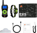 2640 Ft Remote Training Collar with Dog Locator Light, IPX7 Waterproof Rechargeable E-Collar with Humane Beep, Vibration, Static Modes, Fits 8-120lbs Dogs
