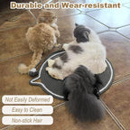 2 Pack Cat Scratching Pad,Natural Cotton Rope Scratch Mat, 16.9'' Round Cat Wall Scratcher & Floor Scratch Pad, Durable Double - Sided Cat Scratcher,Furniture Protector for Couch, Carpet, Sofa