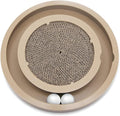 Best Pet Supplies Catify Cat Scratcher, Fun Interactive Scratchers, Posts, Poles, Claw Safe, Furniture Saver Indoor Play Support Natural Cat Behaviors Heavy Duty - Scratch & Spin, 15.75 x 15.75"