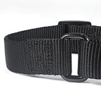 Premium Nylon Adjustable Anti-Escape Martingale Dog Collars,Heavy Duty Metal Harware D-Ring for Large Active Dogs Walking,Training,etc...(Black, Large)