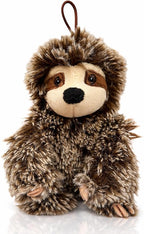 Sloth Dog Toy with Squeaker | Medium Toy Small Dogs | Plush Dog Toy | Multicolor | 6" | Officially Licensed