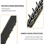 Martingale No Pull Dog Collar for Large Medium Small Dogs, Heavy Duty Nylon Reflective Adjustable Anti Pull Slip Collar with Buckle for Training Walking M Black Army Green