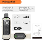 Shock Collar for Dogs - Waterproof Rechargeable Dog Electric Training Collar with Remote for Small Medium Large Dogs with Beep, Vibration, Safe Shock Modes (8-110 Lbs)