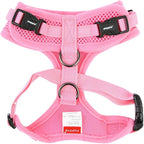 Authentic Puppia RiteFit Harness with Adjustable Neck, Pink, Medium