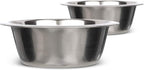 Neater Pet Brands 1.5 Cup (12 oz.) Stainless Steel Dog Bowls, Set of 2 Neater Feeder Replacement Bowls (Cat/Small Models), Dog Food Bowl & Water Bowl, Dishwasher Safe Metal Dish for Cats & Small Dogs