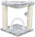 TRIXIE Adra Cat Tree with Brush, Scratching Posts, Hammock, Dangling Cat Toy