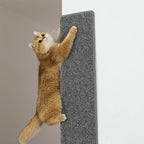 Wall Cat Scratcher for Indoor Cats 24 x 12 Inch Self-Adhesive Replacement Easy Corner Cat Scratcher Versatile Cat Scratch Mat Scratch Pad for Cats Furniture Protectors from Cat Scratching