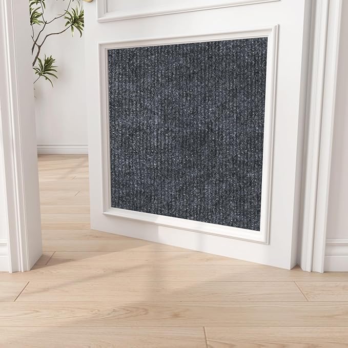 LaCheery 15.8"x79" Couch Cat Scratch Protector Cat Scratch Deterrent for Furniture Protectors from Cats Scratching Mat for Indoor Cats Floor Wall Corner Sofa Pet Protector Cover Self Adhesive Pad Gray
