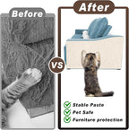 Cat Scratching Mat, 118" x 15.8" Self-Adhesive Trimmable Cat Scratching Carpet Mat with 20 Screws, DIY Cat Scratchers Furniture Protector for Indoor Cats, Couch, Wall and Cat Tree Shelves