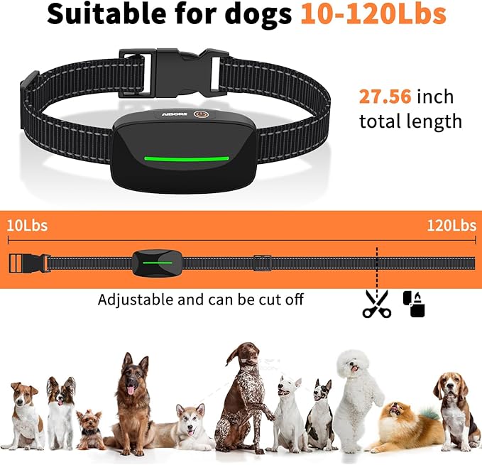 Dog Shock Collar with Remote - 4000Ft Dog Training Collar for Small Medium Large Dogs 10-120lbs, Waterproof Rechargeable E Collars for 2 Dogs with Beep Vibration (1-99) and Humane Shock (1-99) Modes