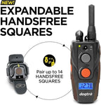 Dogtra 1902S HANDSFREE Plus Boost and Lock, Remote Dog Training E-Collar, HANDSFREE Square, 3/4-Mile Range, Rechargeable, Waterproof, High-Output, 2 Dog System, eCollar for Medium, Large Dogs