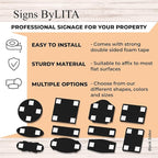 Oval DO NOT RING DOORBELL Thank You Sign - Red/Yellow Large 10 Pack
