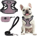PUPTECK Dog Harness and Leash Set Medium Sized, Step in No Pull Adjustable Puppy Cat Harness Reflective Pet Vest