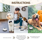 Pet Training Bells, 2 Pack Dogs Bell for Door Potty Training and to Ring to Go Outside Communication Device Dog AgilityTraining Equipment Interactive Toys (White)