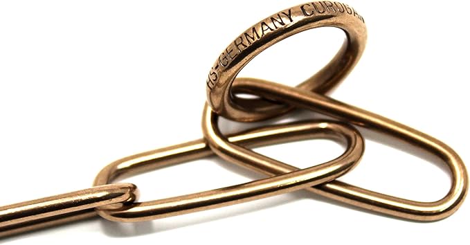 Herm Sprenger Curogan Long Link Fur Saver Dog Training Collar Hypoallergenic Nickel Free No-Pull Slip Chain for Small Medium Large Dogs for Easy Control Made in Germany 3mm 20in 50cm