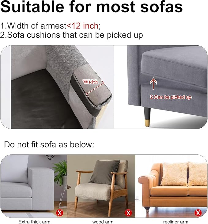 Cat Scratch Furniture Protector with Natural Sisal for Protecting Couch Sofa Chair Furniture,Couch Corner Protectors for Cats 23.6" W*19.7" H (Dark Blue, Left Hand)