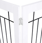 Internet's Best Traditional Wire Dog Gate - 4 Panel - 30" Tall - White
