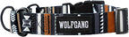 Wolfgang Heavy Duty Martingale Dog Collar with Quick Release Nylon Buckle for Walking & Training, NewMoon Print, Large