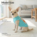 Parisian Pet Dog Shirt – 100% Cotton Shirts for Small Dogs – Sleeveless Big Deal Pet Vest – Lightweight and Breathable Dogs Apparel – Cute Summer Dog Clothes - Stretchy T Shirts for Pets