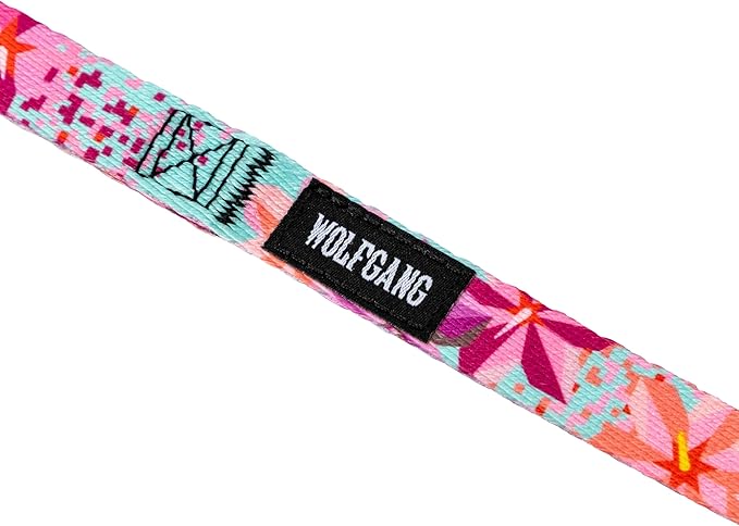 Wolfgang Heavy Duty Dog Leash, Pull-Tested for Walking & Training, DigiFloral Print, Small