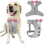 AVERYDAY Dog Tuxedo for Wedding Outfit, Dog Suit and Tie Costumes for Birthday, Halloween, Cosplay, Christmas Party, Pet Formal Wear with Bowtie, Tux for Medium Large Dogs, Bulldog, Labrador, Husky