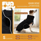 FUAMEY Dog Puffer Jacket for Large Dogs,Dog Cold Weather Coats Dogs Down Jackets Waterproof Pet Snowsuits Warm Puppy Winter Vest Turtleneck Pets Adjustable Jackets Coats Black L