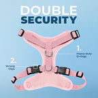 Voyager Step-in Pet Harness - All Weather Mesh, Adjustable Step in Harness for Cats and Dogs by Best Pet Supplies - Pink, L