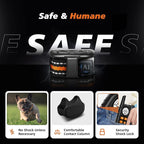 Tiniest Dog Shock Collar, Lightest Dog Training Collar with Remote for Small Dogs 5-15lbs & Medium Large Dogs/Puppies, Waterproof, Rechargeable, 1300ft Range (Orange&Ultra Tiny)