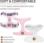 PUPTECK Dog Harness and Leash Set Small Sized, Step in No Pull Adjustable Puppy Cat Harness Reflective Pet Vest