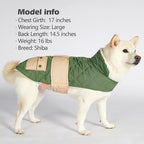 KYEESE Dog Coat Windproof Dog Coats for Small Dogs Waterproof Dogs Jacket with Fleece Lined Soft Pet Sweater for Cold Weather Thick Cat Clothes with Pocket Warm Pet Winter Puffer Coat with Leash Hole