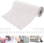Large Self-Adhesive Cat Scratching Mat, 118"x15.8" Furniture Protector, Trimmable DIY Wall Climbing Carpet, Couch Protector, Scratch Pad Replacement (Beige)
