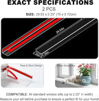 Ultra Clear Window Sill Protector - Scratch & Chew Proof Pet Guard for Dogs & Cats, Easy Install Transparent Ledge Cover, No Residue