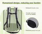 Pecute Cat Backpack with Widened Interior Space, Upgraded Dog Backpack Carrier with Various Ways to Carry, Pet Backpack with Breathable Mesh, Pet Travel Carrier with Soft Padded, Reinforced Support