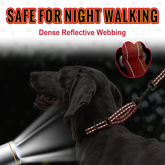 Martingale Collar for Dogs with UTX Buckle Reflective Ombre Nylon Dog Collar for No Pull Training Walking