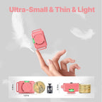 Lightest No Shock Dog Training Collar with 2000ft Remote,Tiniest Vibrating Dog Collar,Vibration Collar for Small Dogs 5-15lbs & Medium Large Dogs, Safe Lock, Beep, Vibrate, No Prongs, Waterproof,Pink