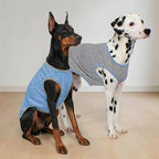 KYEESE 2Pack Dog Shirt, Lightweight Sun Protection Sleeveless Dog T Shirts for Large Dogs Boy, Breathable Pet Reflective Tank Top Summer Dogs Clothes for Outdoor Walking, Grey+Light Blue, 3XL