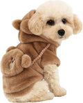 Windproof Small Dog Jacket Clothes for 6 to 9 lbs - Warm Dog Jackets for Small Dogs Coat Hooded Fleece Dogs Coat Suitable for Cold Weather