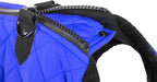 Gooby Fashion Vest Dog Jacket - Blue, X-Small - Warm Zip Up Dog Bomber Vest with Dual D Ring Leash Water Resistant for Small to Medium Dogs