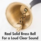 Dog Doorbell - Premium Quality Training Potty, Great Dog Bells Door Bell, Dog Puppy Bells for Potty Training, Housebreaking, Solid Brass Bell, Pet Training Dog Accessories