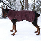 Dog Coats for Medium Large Dogs, Winter Puffer Jacket Waterproof, Warm Fleece Dog Vest with D-Ring, Drawstring & 2 Hidden Elastic Bands, Quilting Large Pet Warm Jackets for Cold Weather