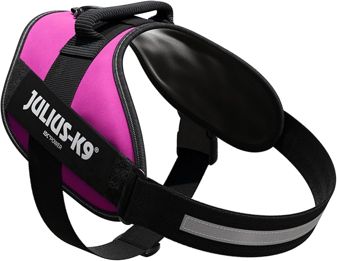Julius-K9, 16IDC-DPN-2, IDC Powerharness, Dog Harness, Size: 2, Dark Pink