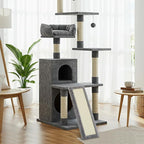 Cat Tree Replacement Parts 23.8 x 8.5 Inch Cat Tree Tower Accessories Sisal Ladder Scratching Board Kitty Scratcher Refill Board Furniture Parts for DIY Indoor Kitten Condo Activity Center