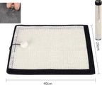 Natural Sisal Cat Scratching Pad & Furniture Protectors - Cat Scratcher Mat for Sofa, Couch, Chair & Wall Carpets