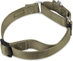 Hyhug Martingale Dog Collar Medium Green |Escape - Proof Heavy Duty Nylon Durable No Slip, Ideal for Training & Daily Walks
