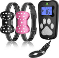 Dog Training Collar with Electric Shock Collar, Rechargeable & IPX7 Waterproof 3300FT Remote Dog Collar, 3 Training Modes (Beep, Vibration, Static Shock) for Small Medium Large (AM-003-B)